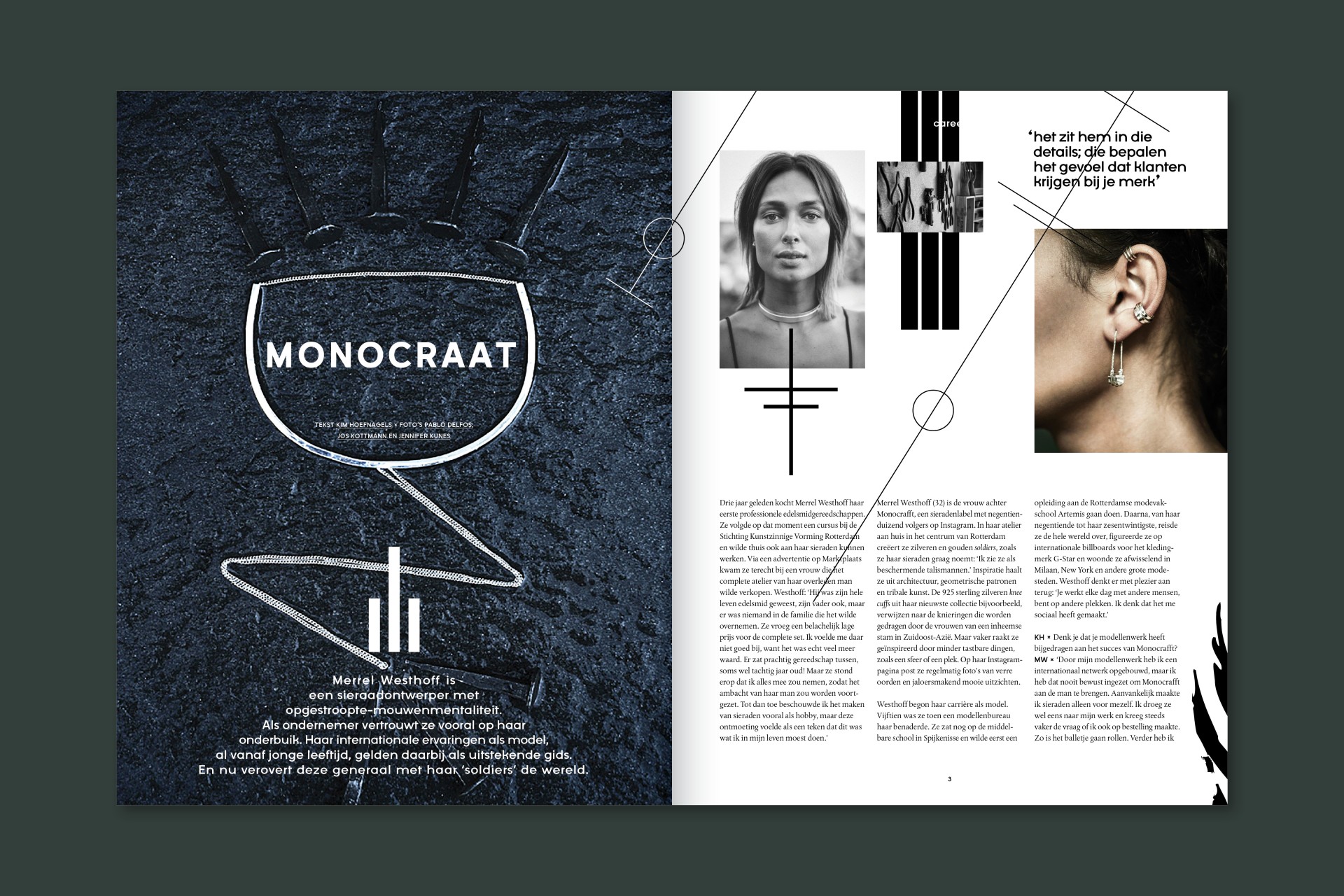 Jessica Minn DUDE Magazine | Editorial design